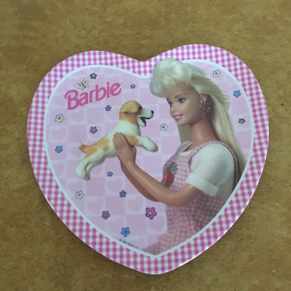Vintage Mattel Barbie plate